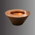 Round Copper Fire Bowls